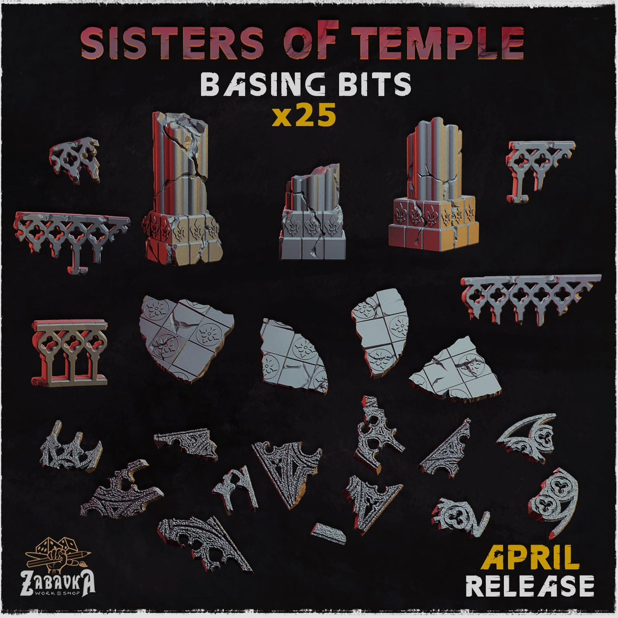 Sisters of Temple - Basing Bits