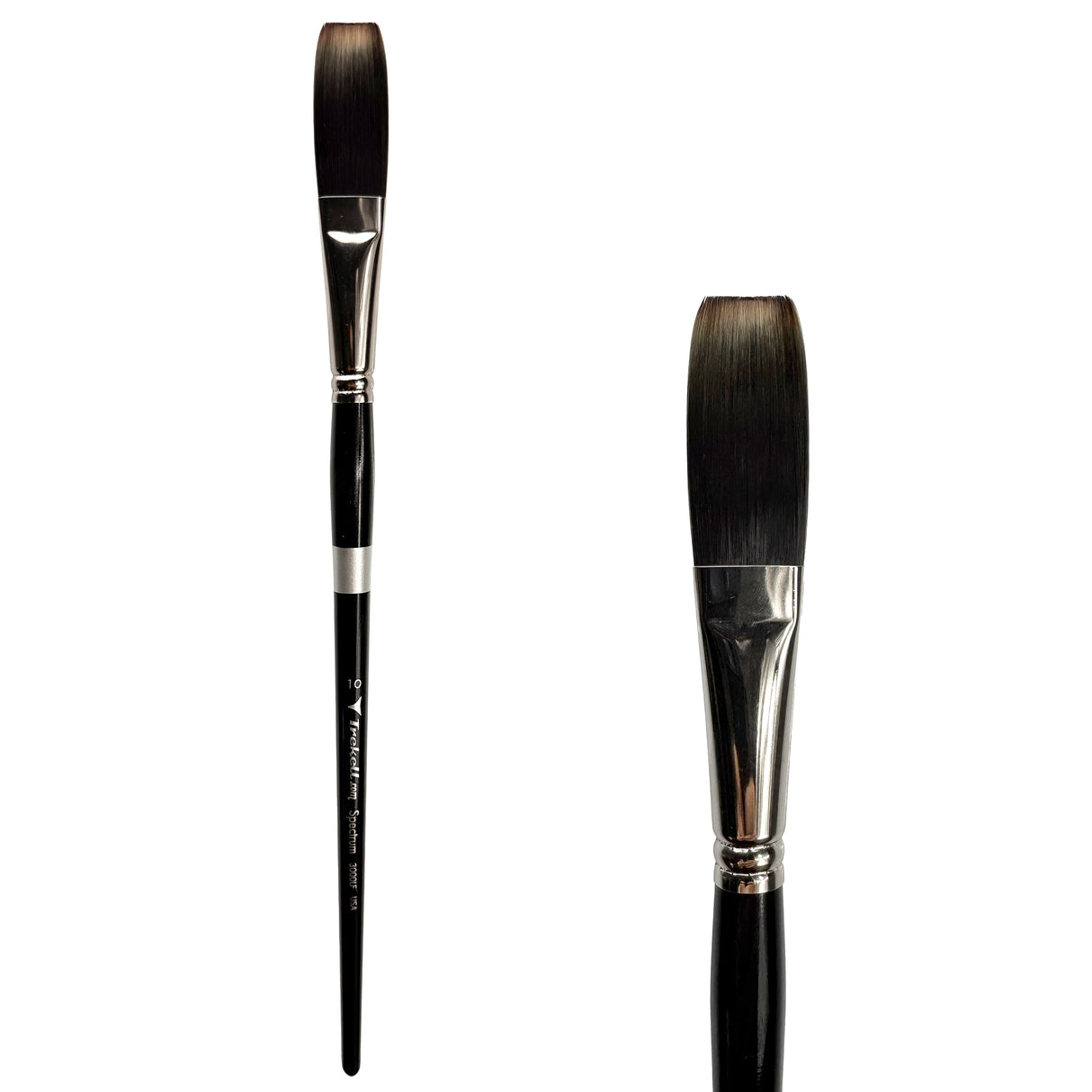 Trekell Spectrum Long Handle Artist Brush - Size #10 Long Flat