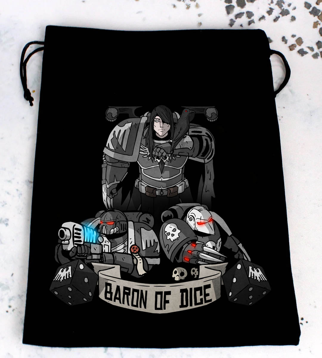 Premium Black Dice Bags