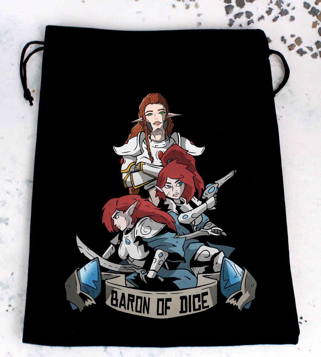 Premium Black Dice Bags