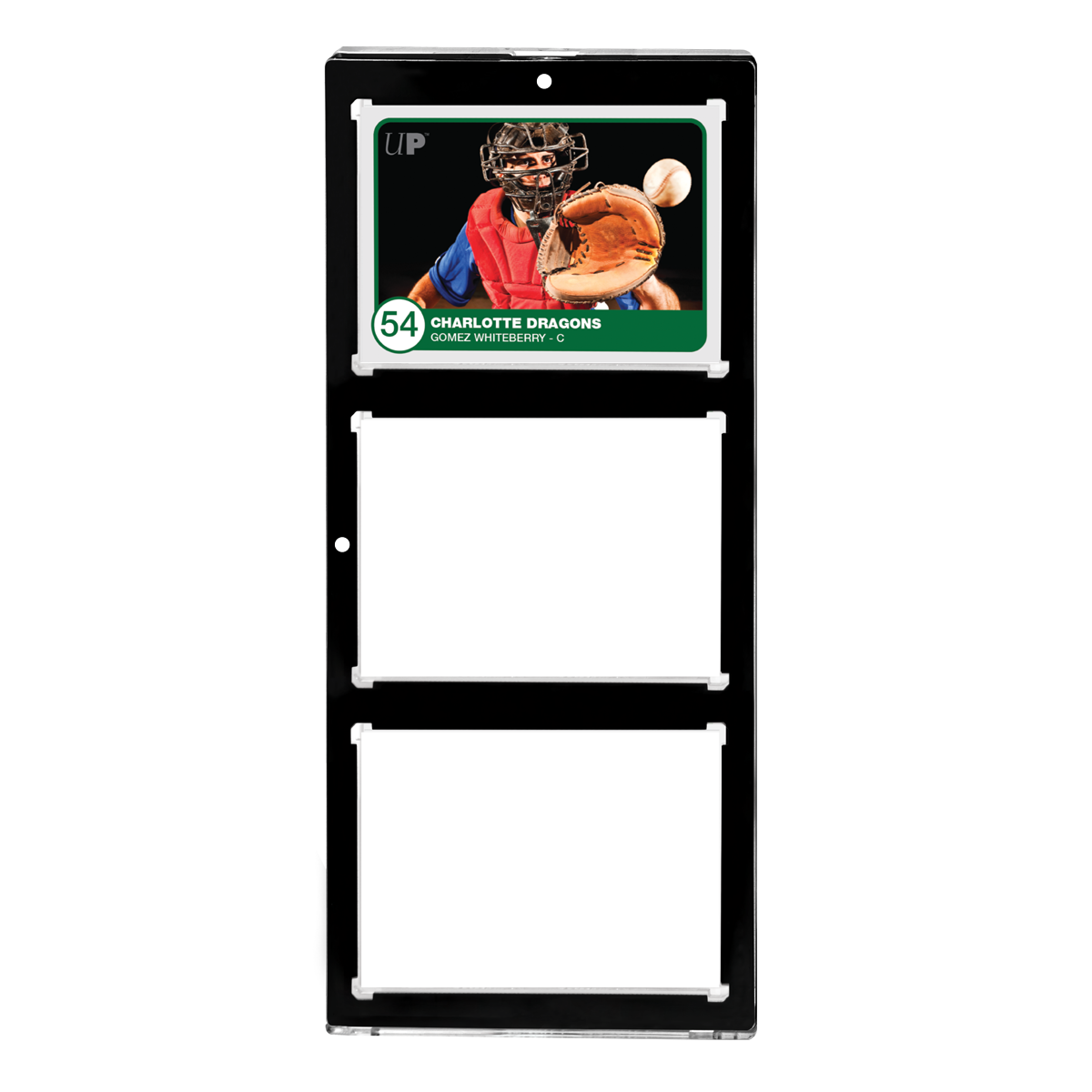 35PT 3-Card Black Border UV ONE-TOUCH® Magnetic Holder