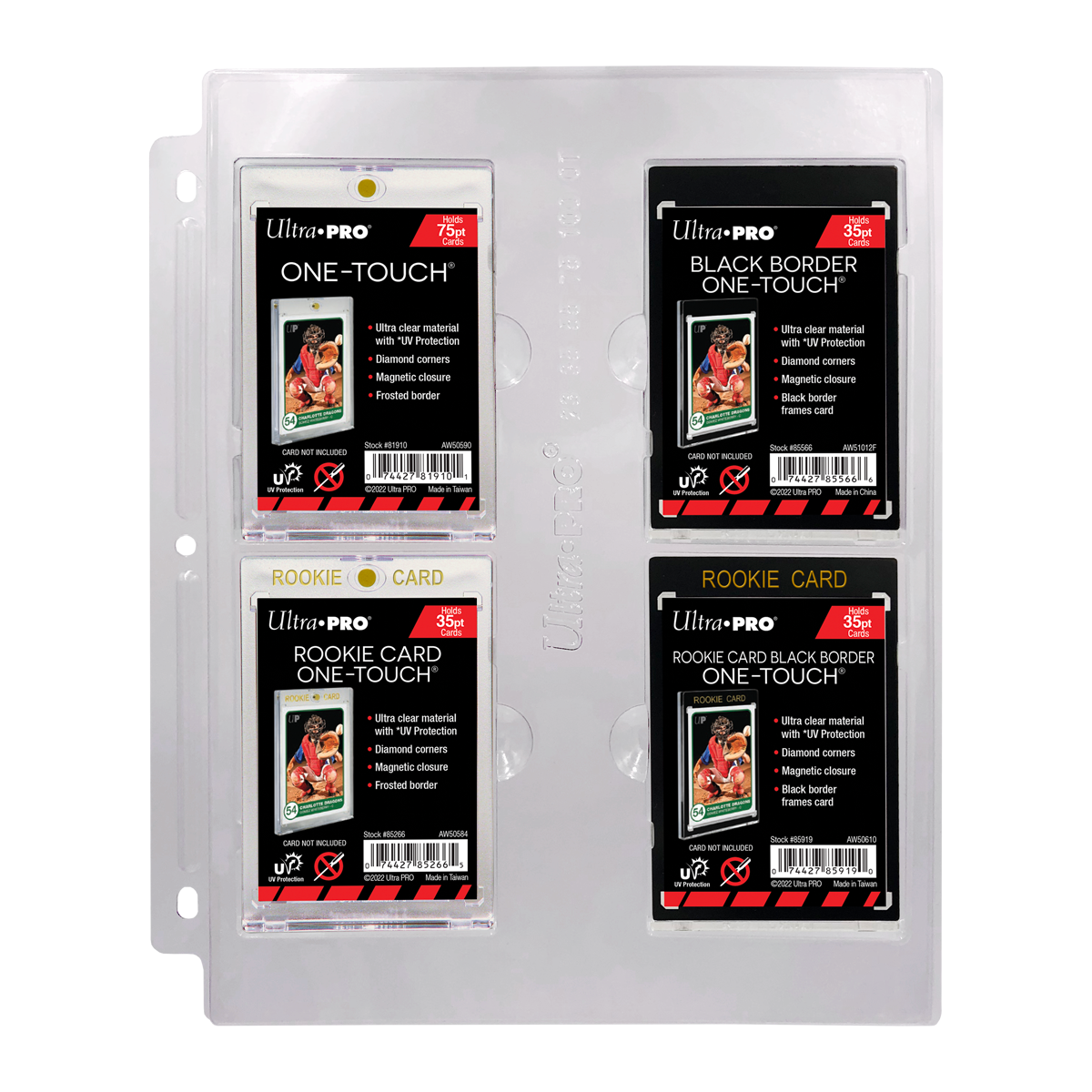4-Pocket Page for 23PT-100PT ONE-TOUCH® Displays