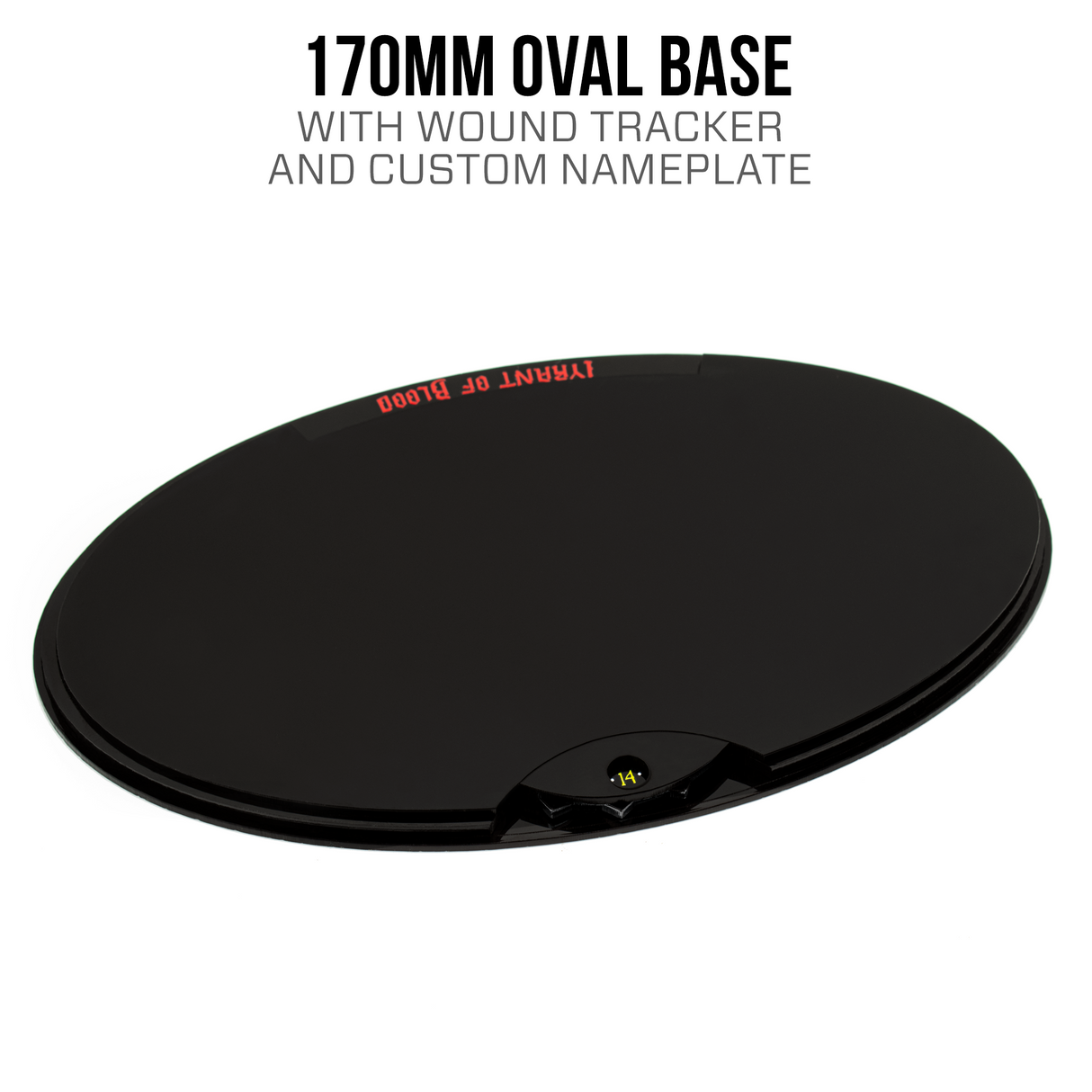 170mm Oval Base Wound Tracker