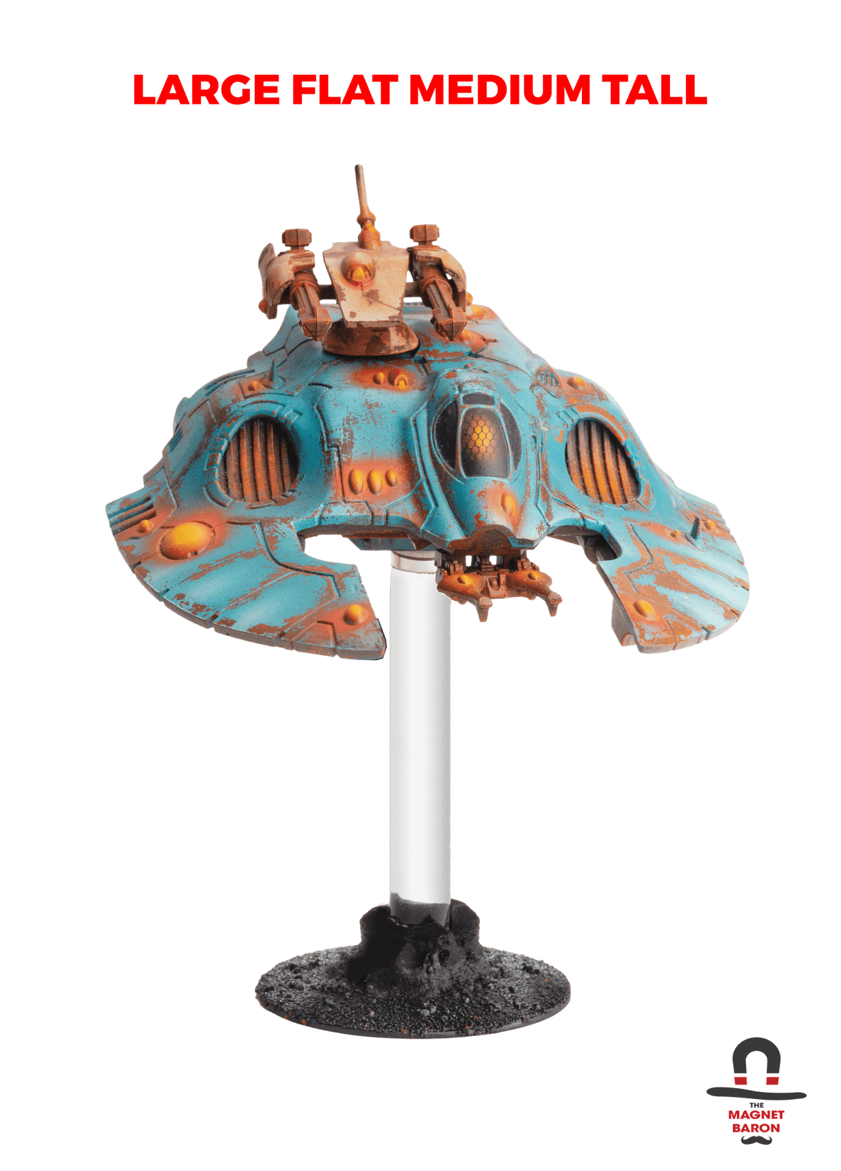 2 Sets Large Flat Magnetic Flight Stands