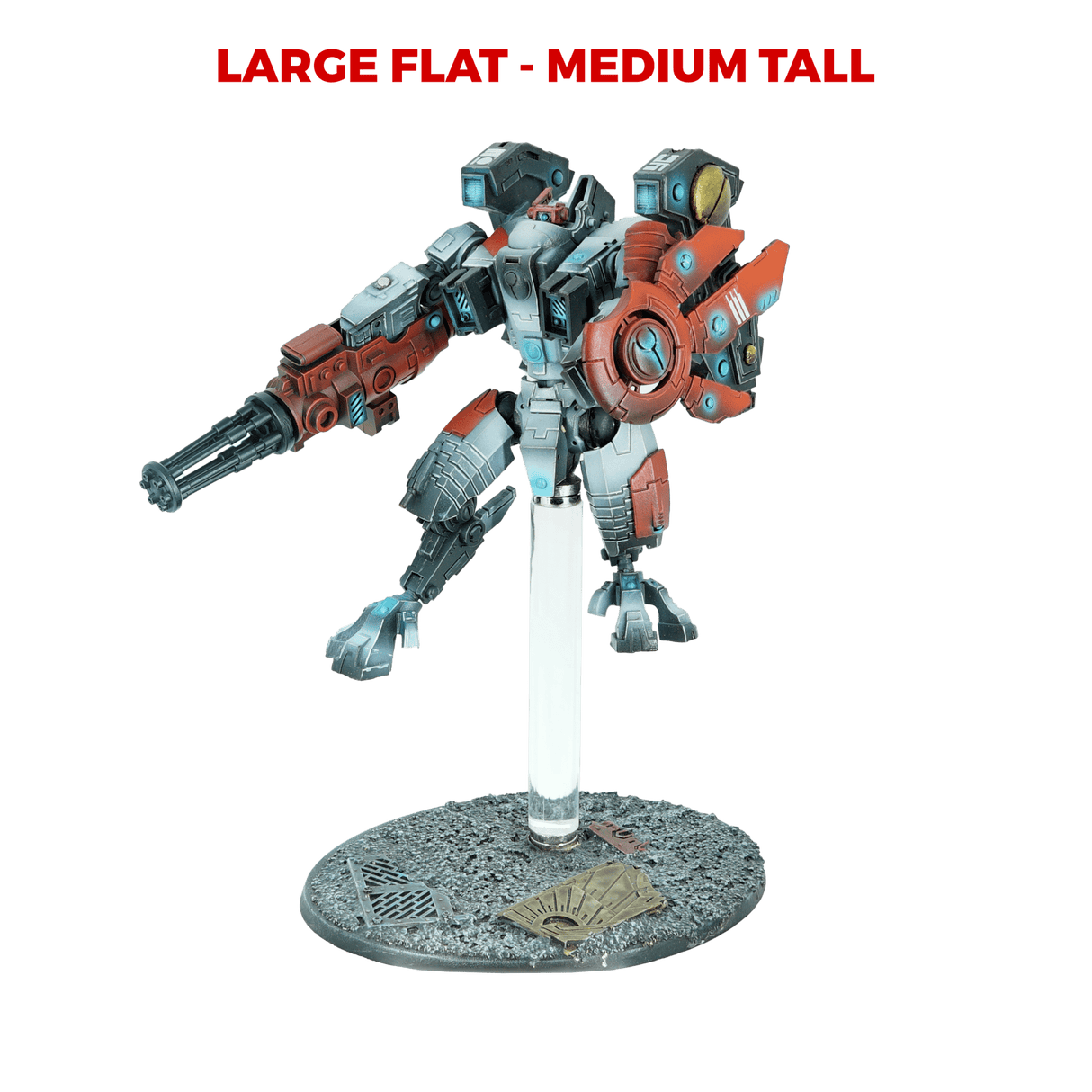 2 Sets Large Flat Magnetic Flight Stands