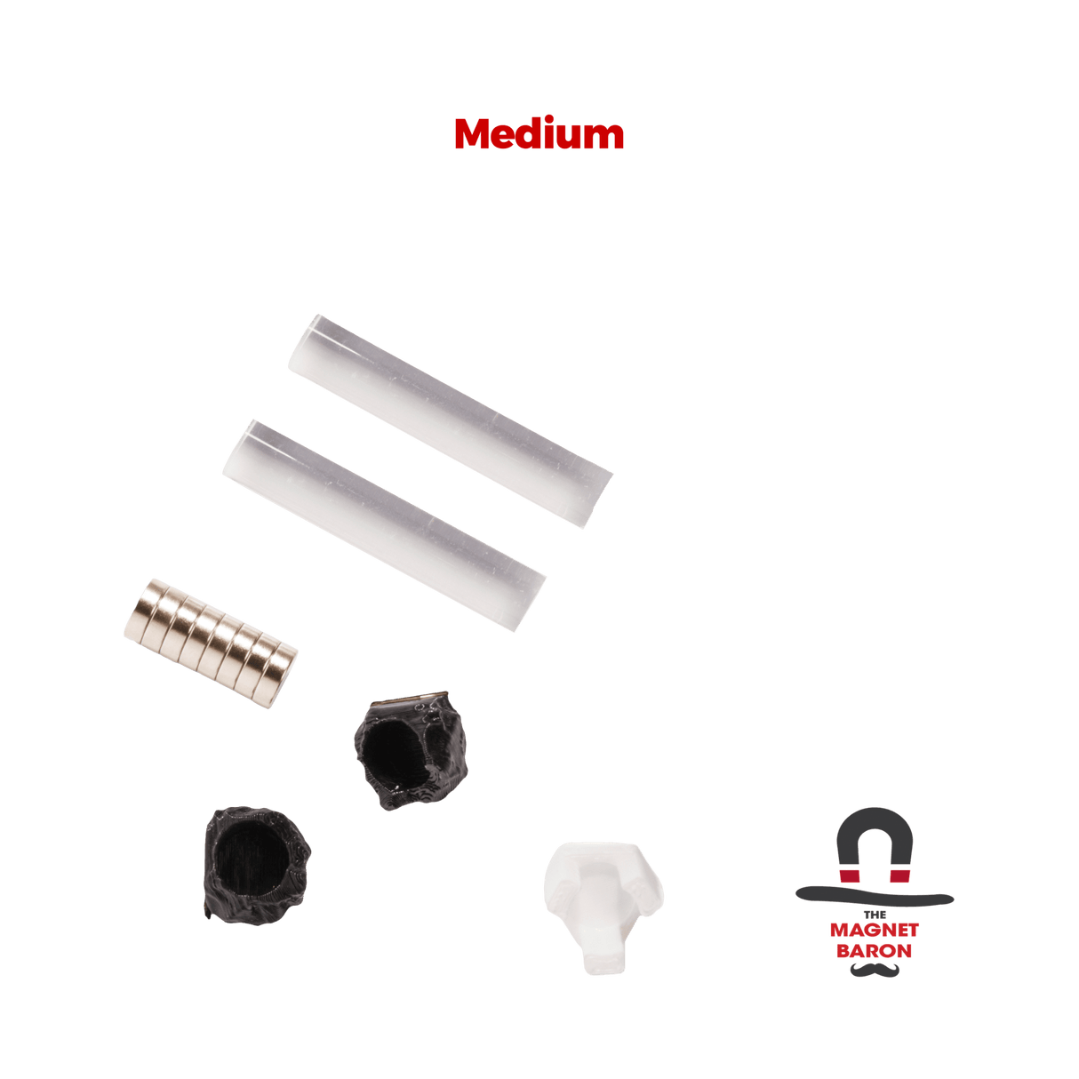 2 Sets Medium Flat Magnetic Flight Stands