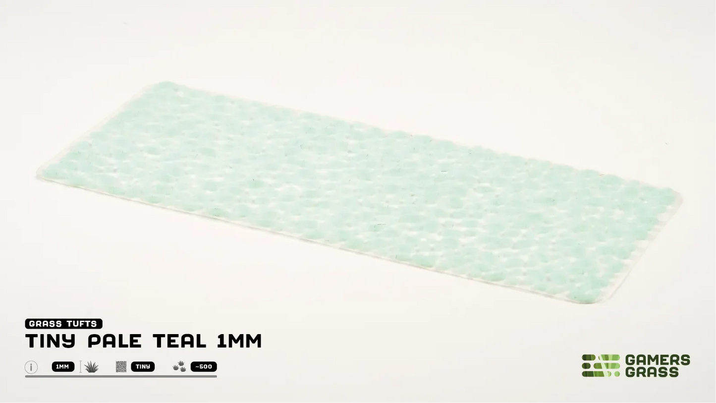 Gamers Grass | Tiny Tufts | Pale Teal (1mm)