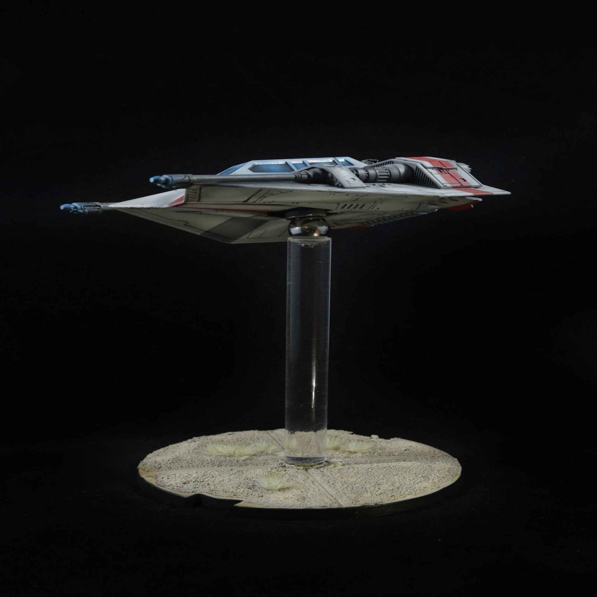 3 Sets Large Posable Magnetic Flight Stands Snowspeeder Fluttercraft Compatible - Tal