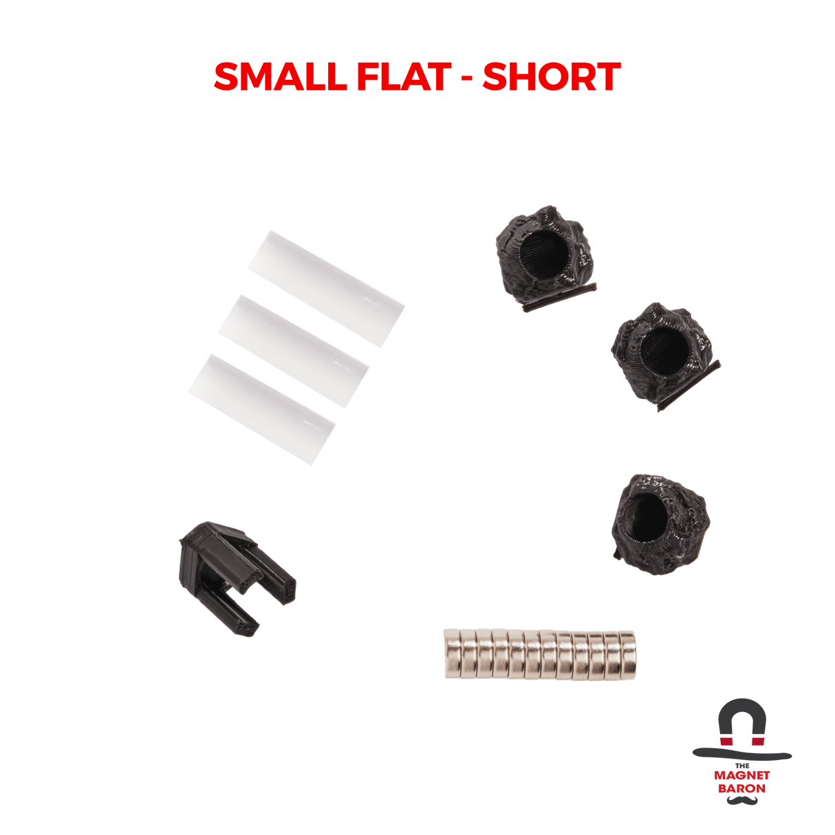 3 Sets Small Flat Magnetic Flight Stands