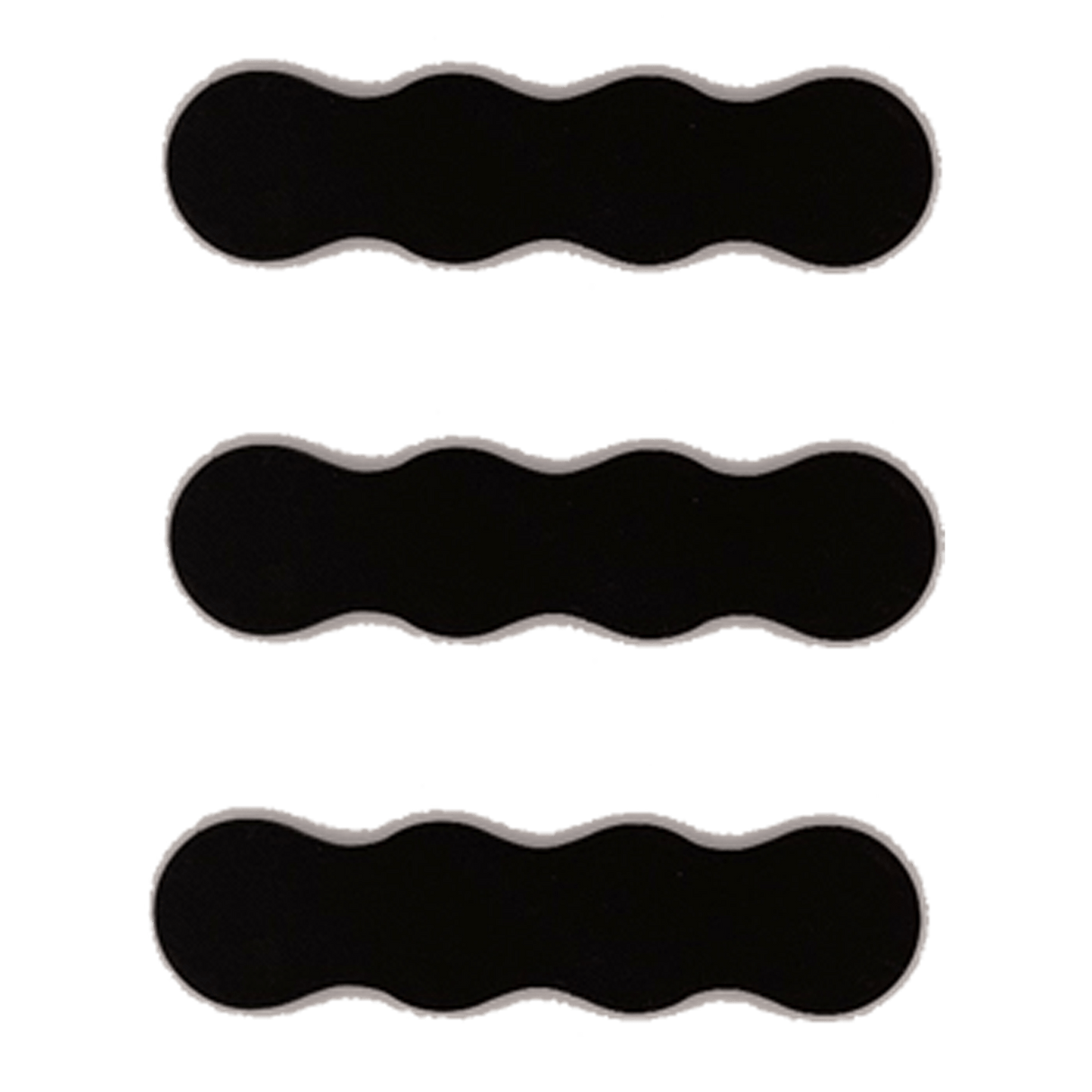 3pcs 4-Man Straight Plasteel & Adhesive Movement Tray