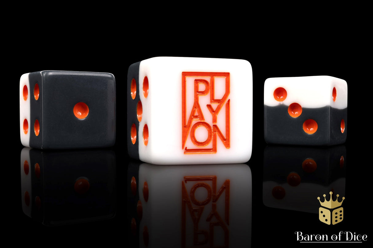 Play on Tabletop Official Dice - Grey Layered