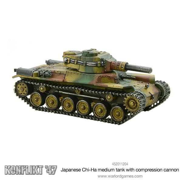 Chi-Ha with compression cannon
