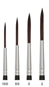 Trekell Onyx Synthetic Squirrel Short Handle Artist Brushes For Watercolor Painting