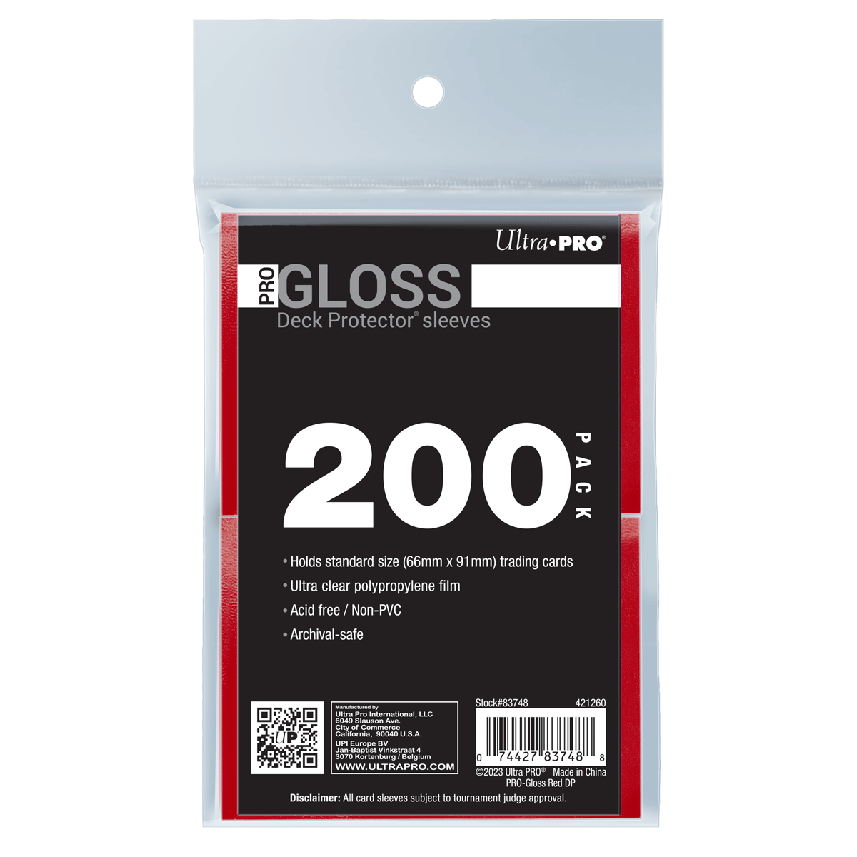 PRO-Gloss Standard DECK PROTECTOR® Sleeves Bundle (200ct)