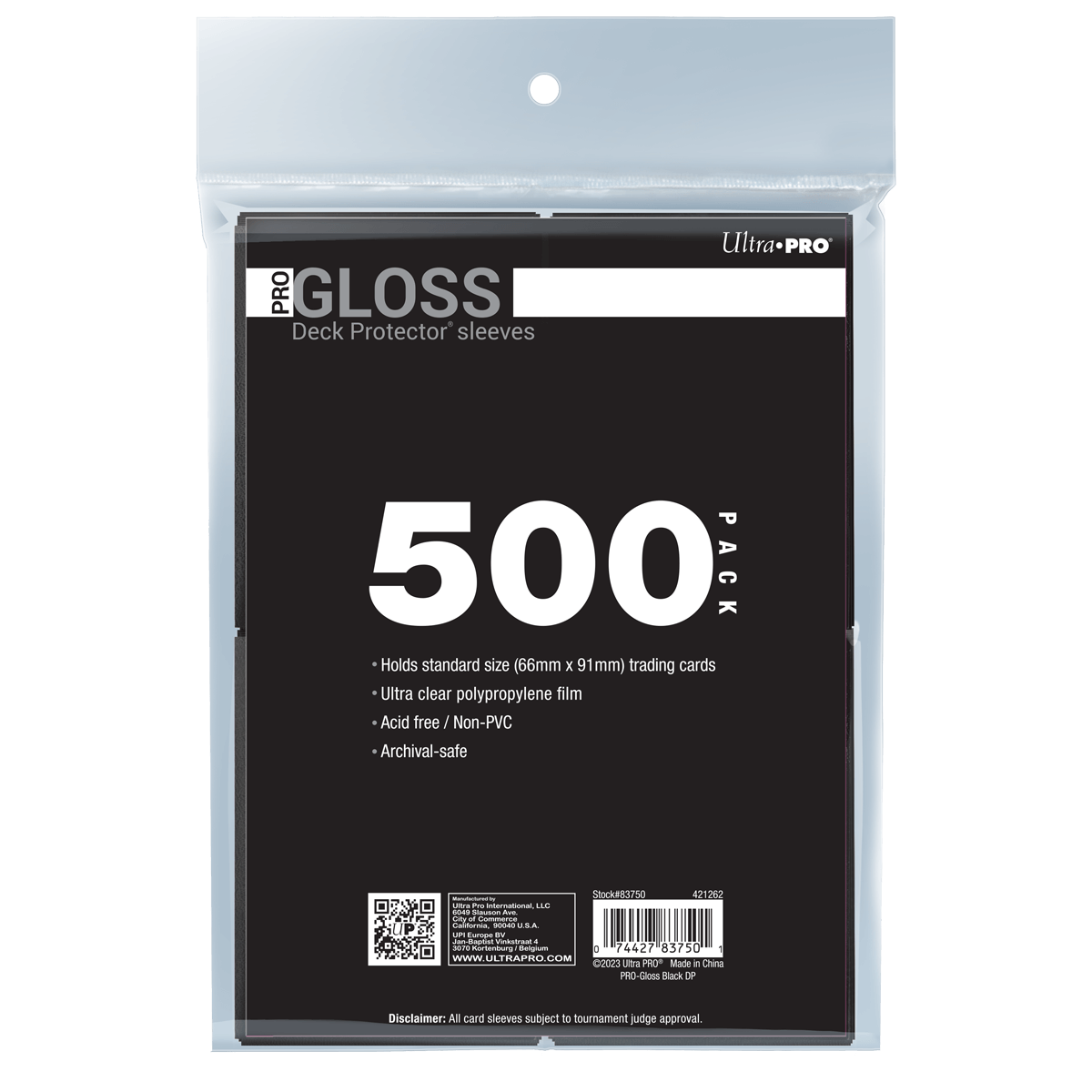 PRO-Gloss Standard DECK PROTECTOR® Sleeves Bundle (500ct)