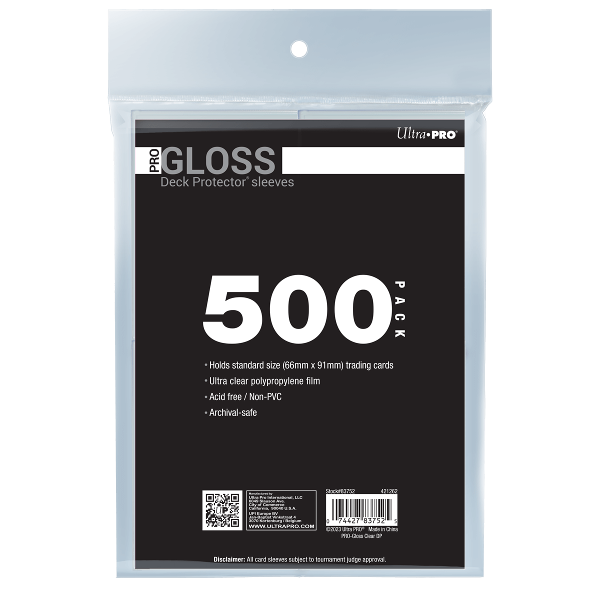 PRO-Gloss Standard DECK PROTECTOR® Sleeves Bundle (500ct)