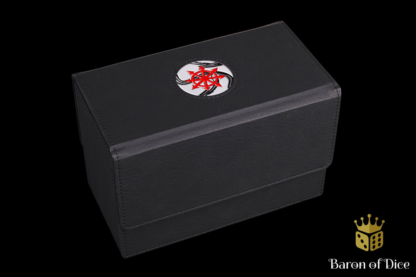 Chaos Star | Marbled | Wargaming & Datasheet Box | Baron's Coin™ Compatible