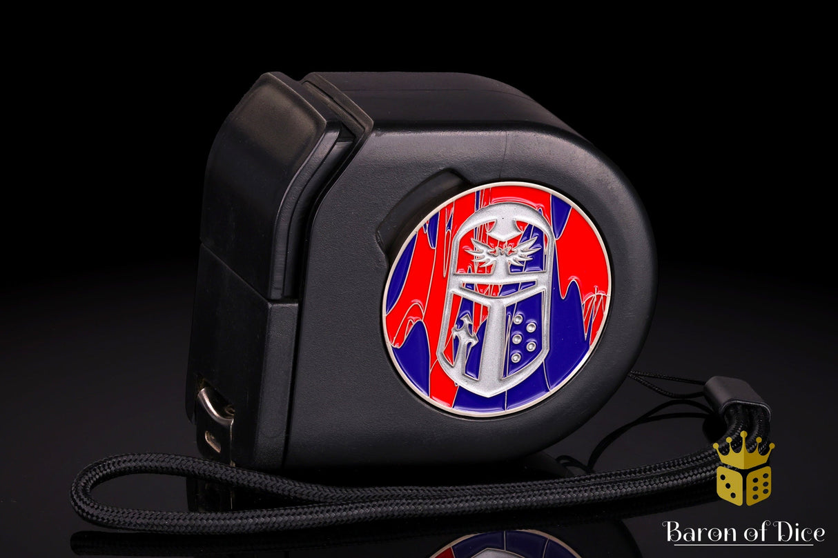 Wargaming Tape Measure | Baron's Coin™ Compatible | Imperial Helm