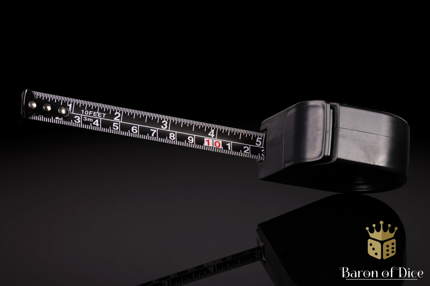 Wargaming Tape Measure | Baron's Coin™ Compatible | Aztec Gators