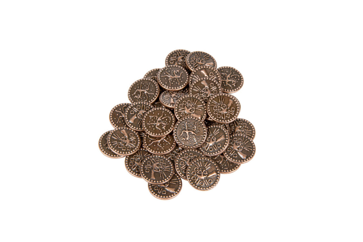 Anglo-Saxon Themed Gaming Coins - Tiny 15mm (18-Pack)