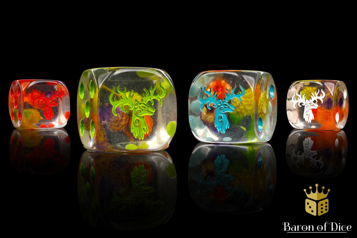 Forest Stag Dice - Flower Buds