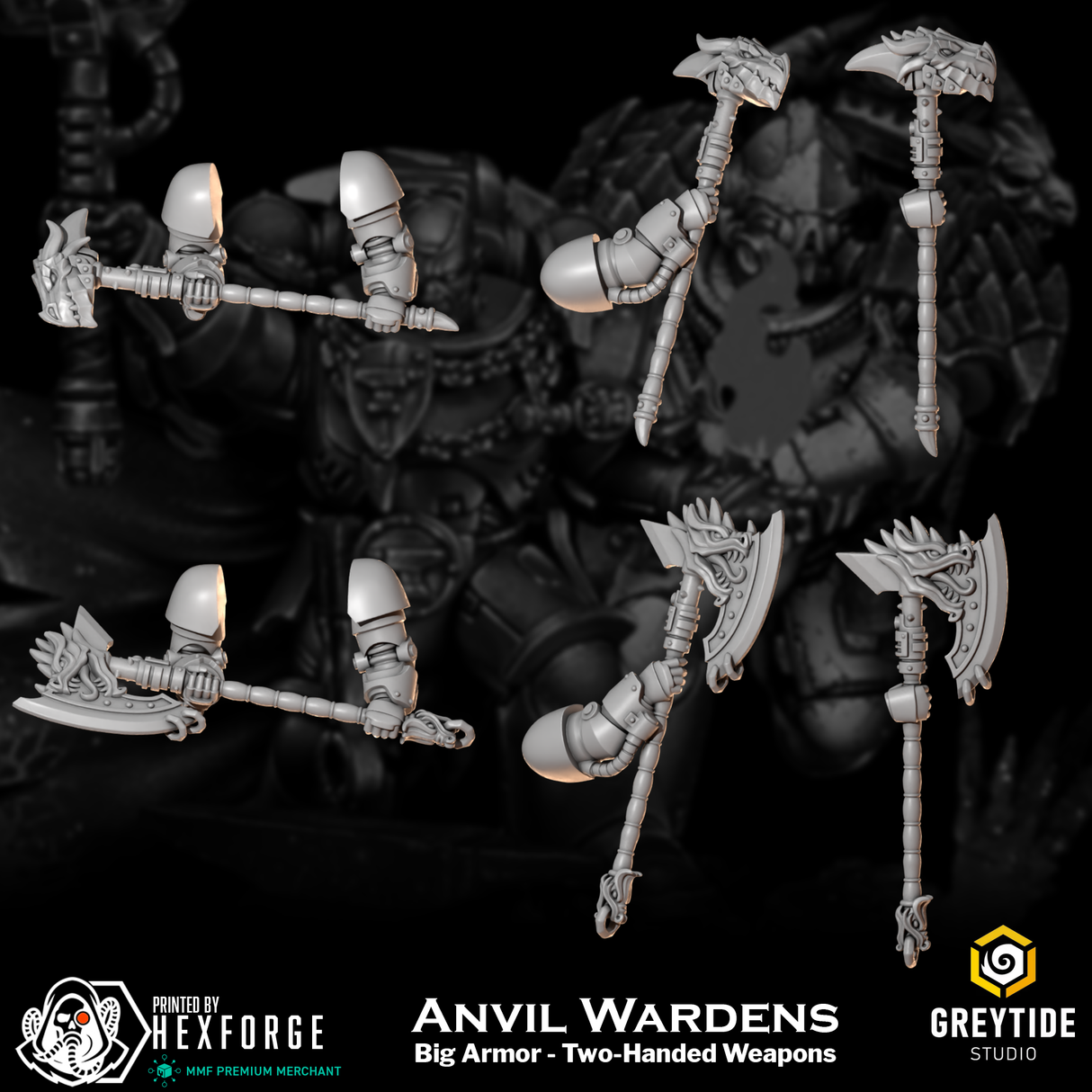 Anvil Wardens - Big Armor: Two-Handed Weapons