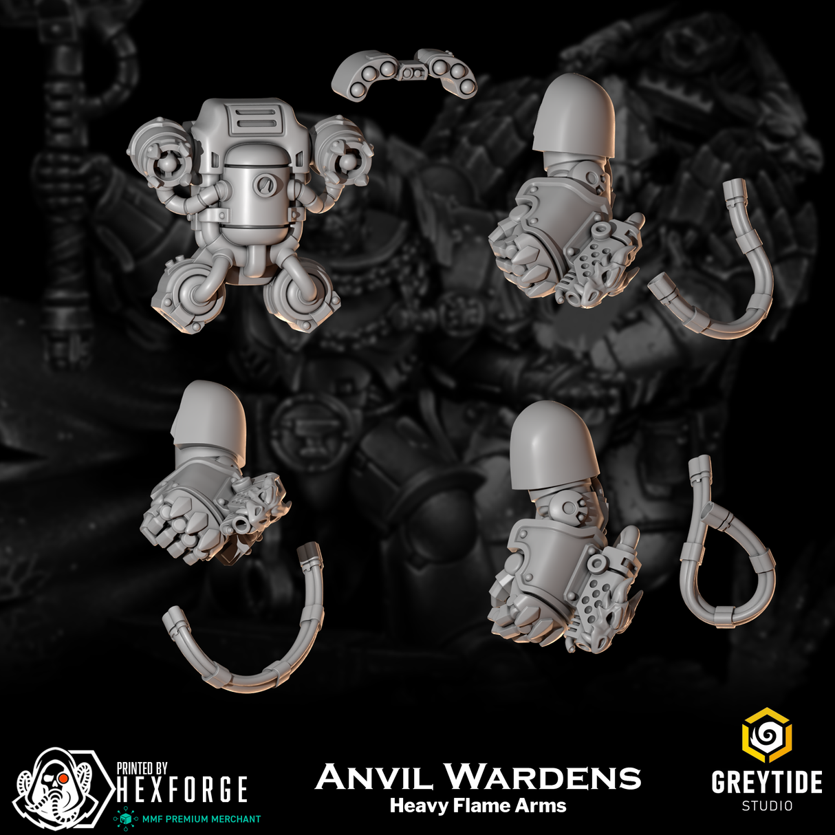 Anvil Wardens - Heavy Armor: Flame Arms
