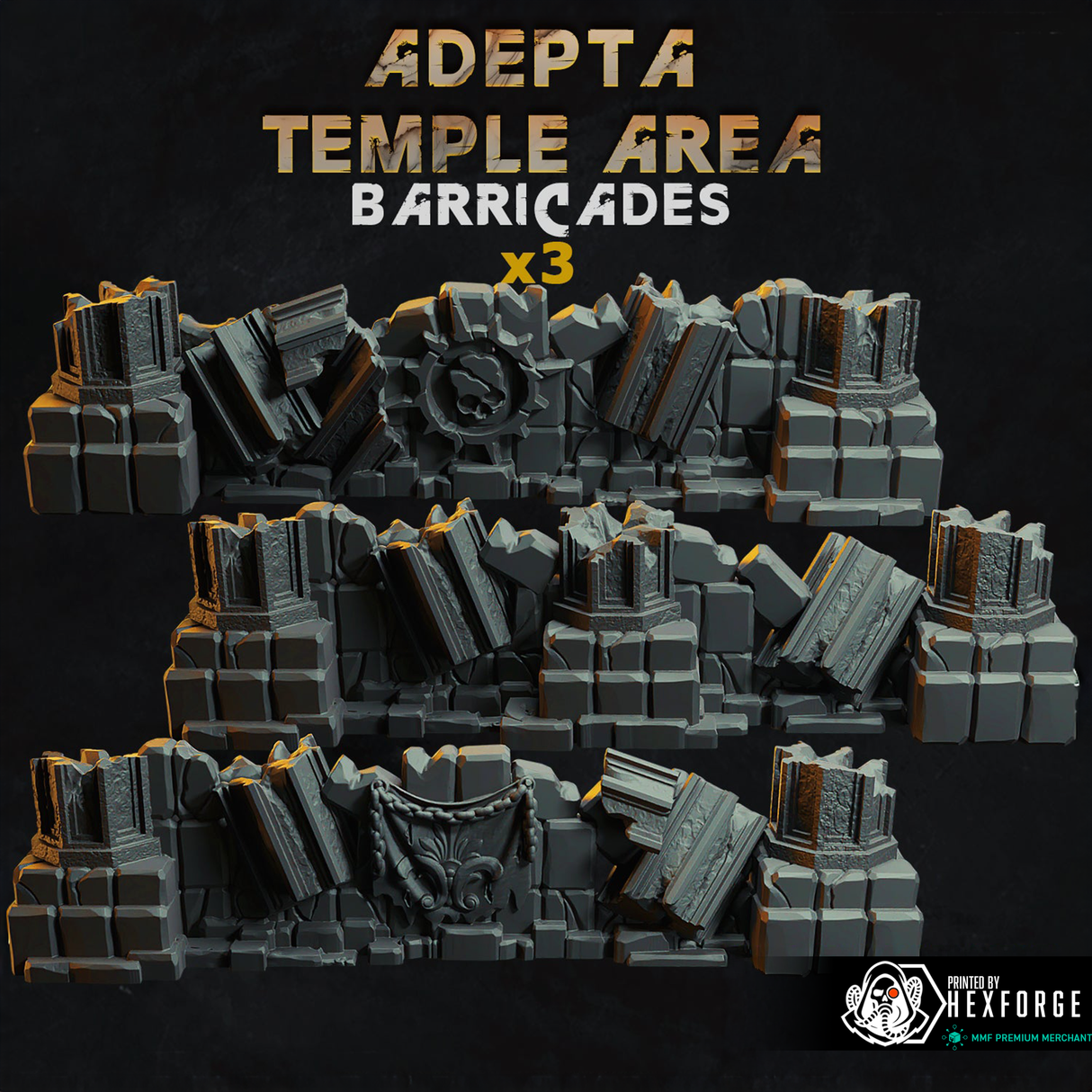 Adepta Temple Area - Barricades