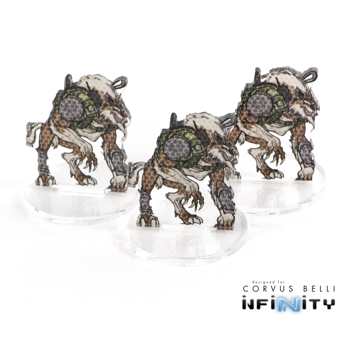 Infinity 3D Markers: Antipodes (3x 40mm Camo -3)