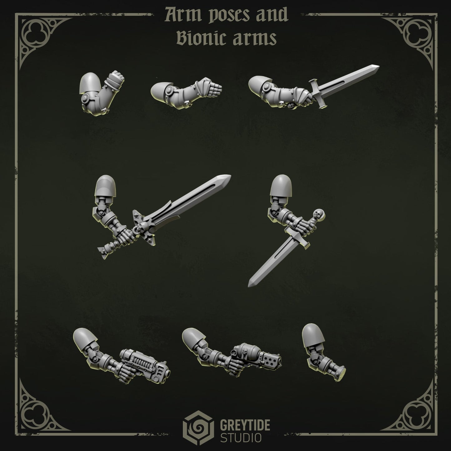 Eternal Pilgrims - Arm Poses and Bionic Arms