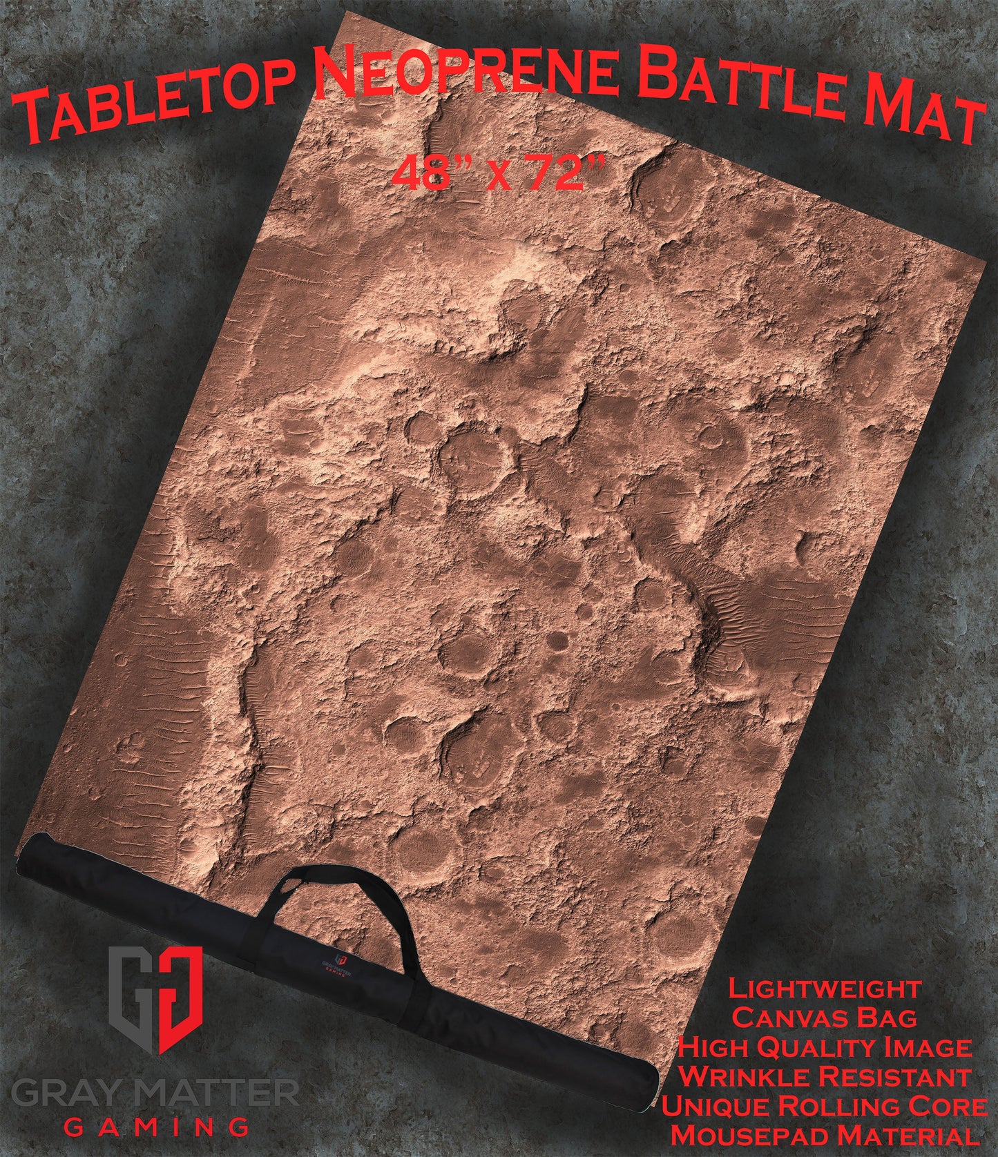 Barren Lands - Neoprene Battle Mat with Bag