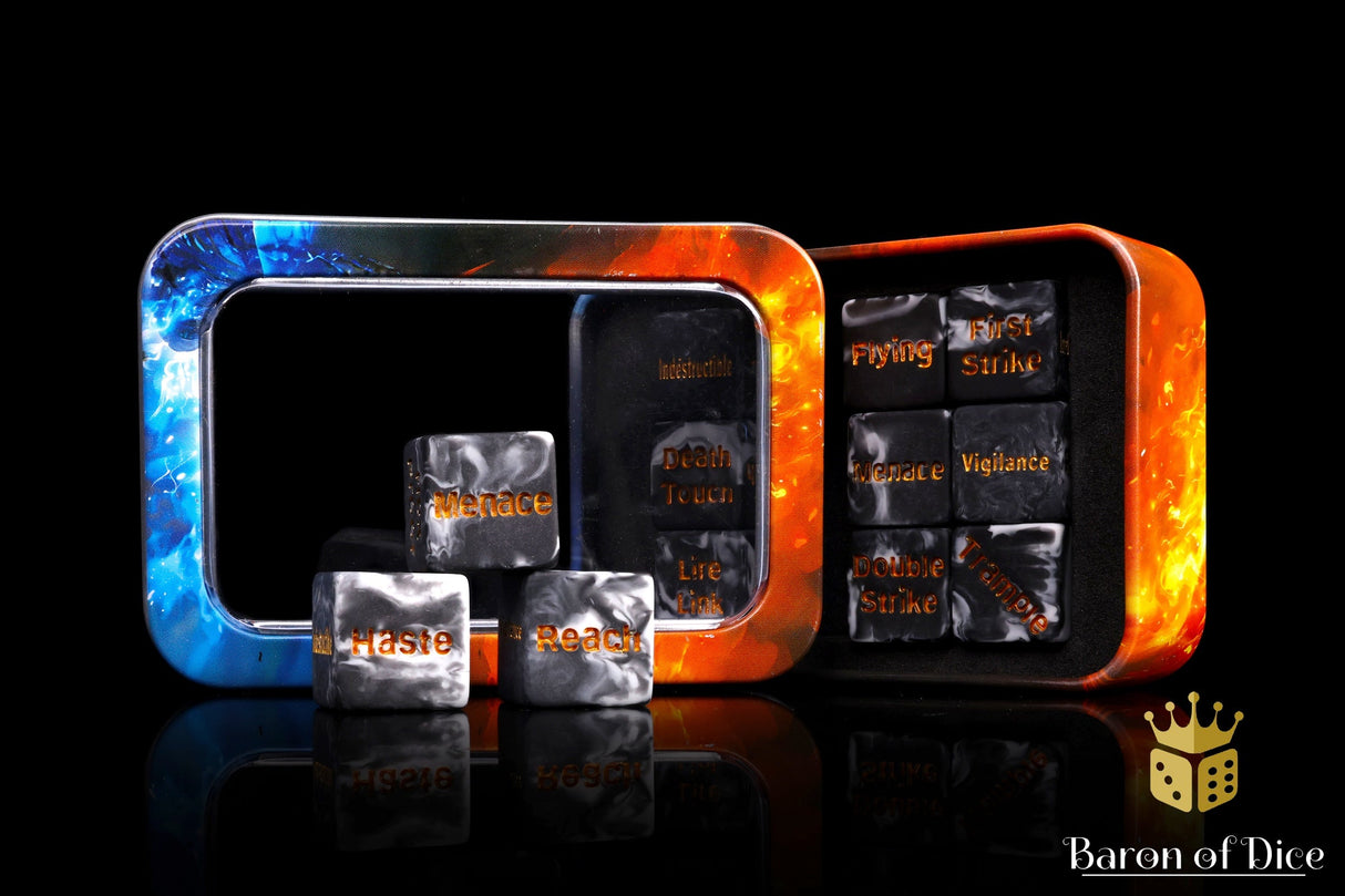 Keyword Counters - Matte Marbled - Set of 12