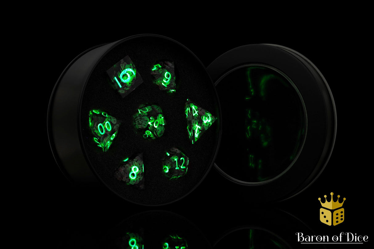 Transformation Sharp Edge RPG Dice Set - 7 Pieces