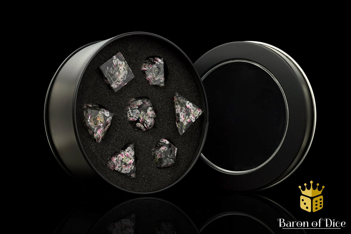 Transformation Sharp Edge RPG Dice Set - 7 Pieces