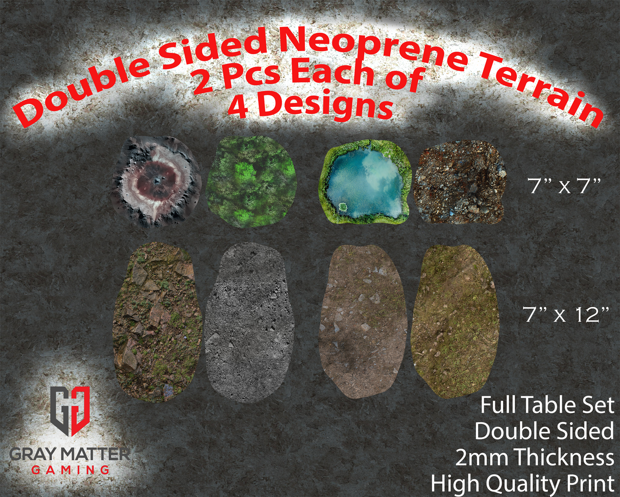 Double Sided Neoprene Terrain Table Set