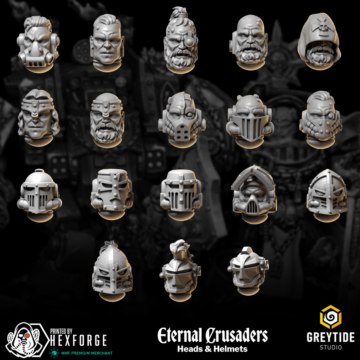 Eternal Crusaders - Heads & Helmets