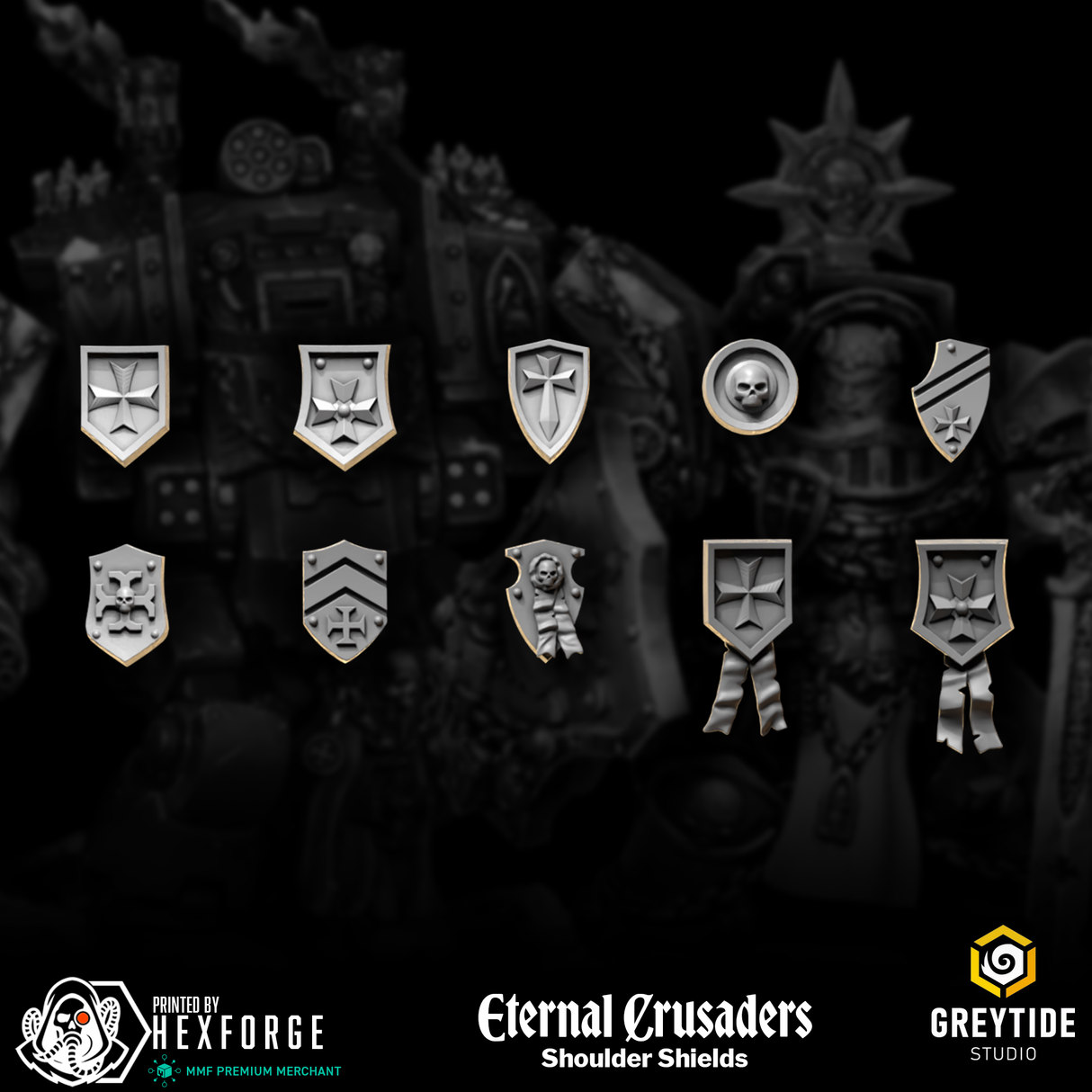 Eternal Crusaders - Shoulder Shields