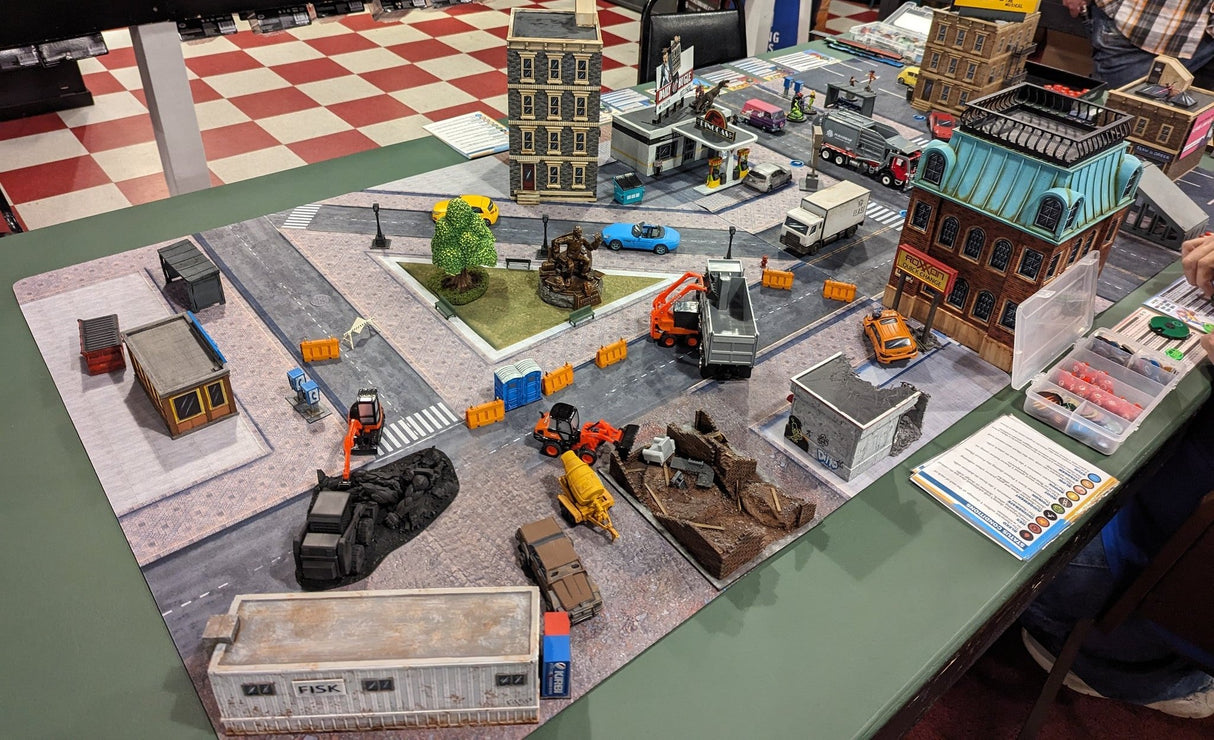 Modern City 1 - Neoprene Battle Mat with Bag