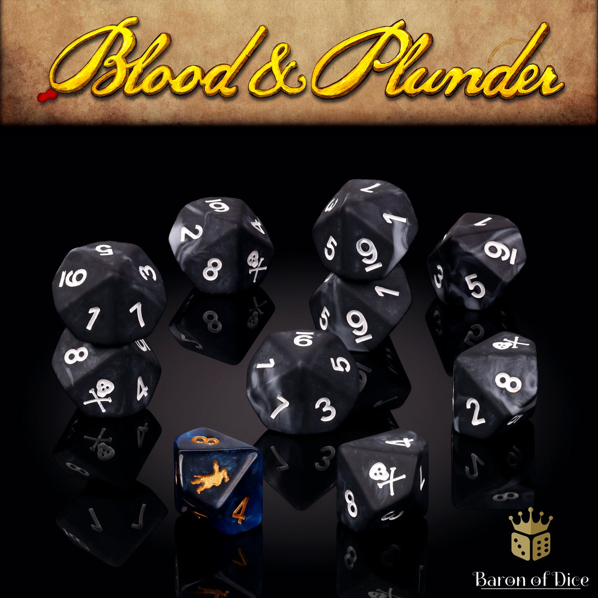 Blood & Plunder: Pirates - Official Dice Set