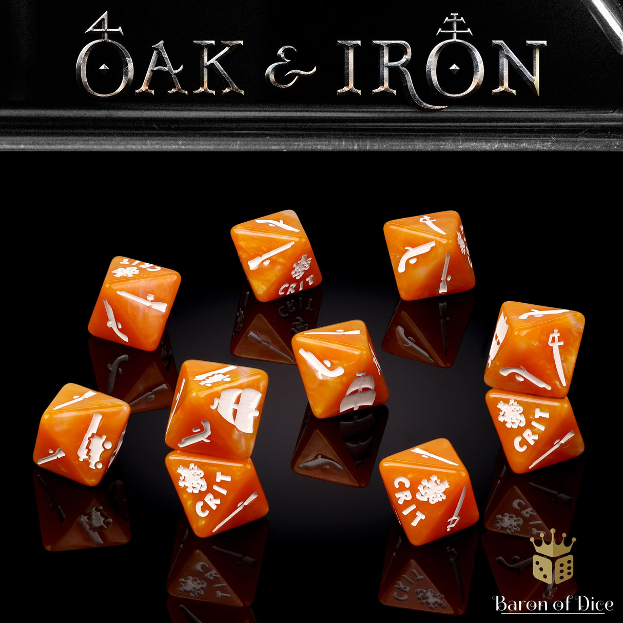 Oak & Iron: Dutch - Official Dice Set