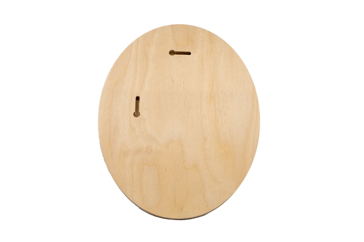 Trekell Oval Floater Panel - Wooden Canvas + Frame