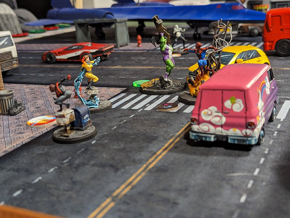 Modern City 1 - Neoprene Battle Mat with Bag