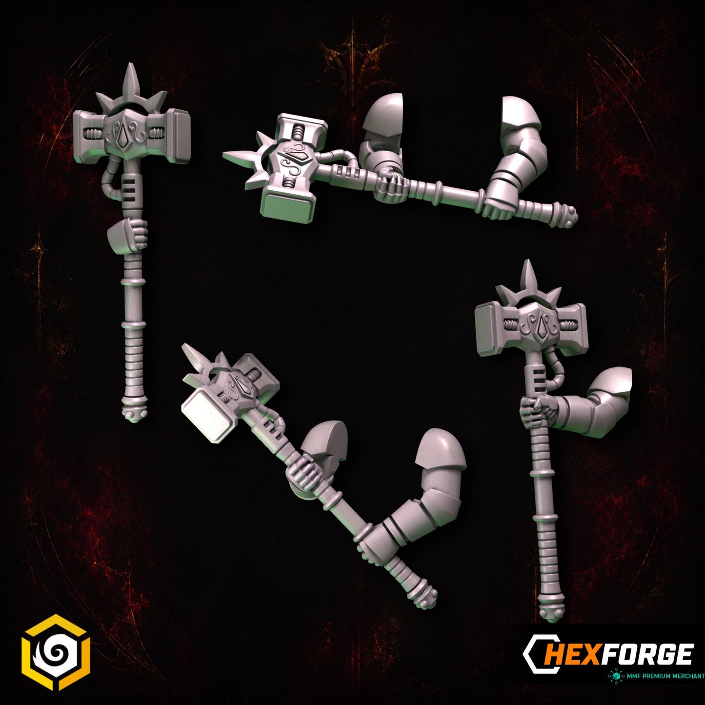 Crimson Lords - Two-Handed Hammers