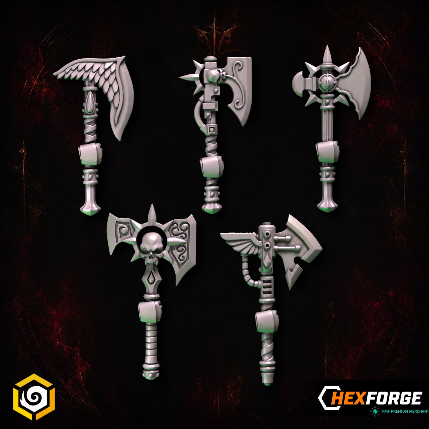 Crimson Lords - Axes