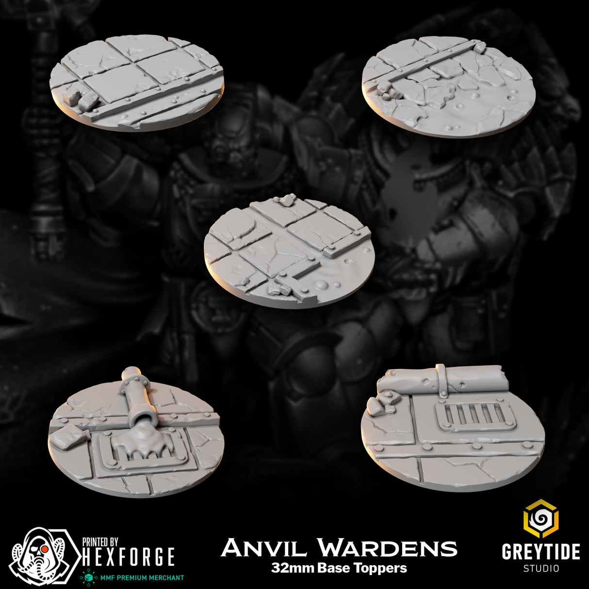 Anvil Wardens - Base Toppers