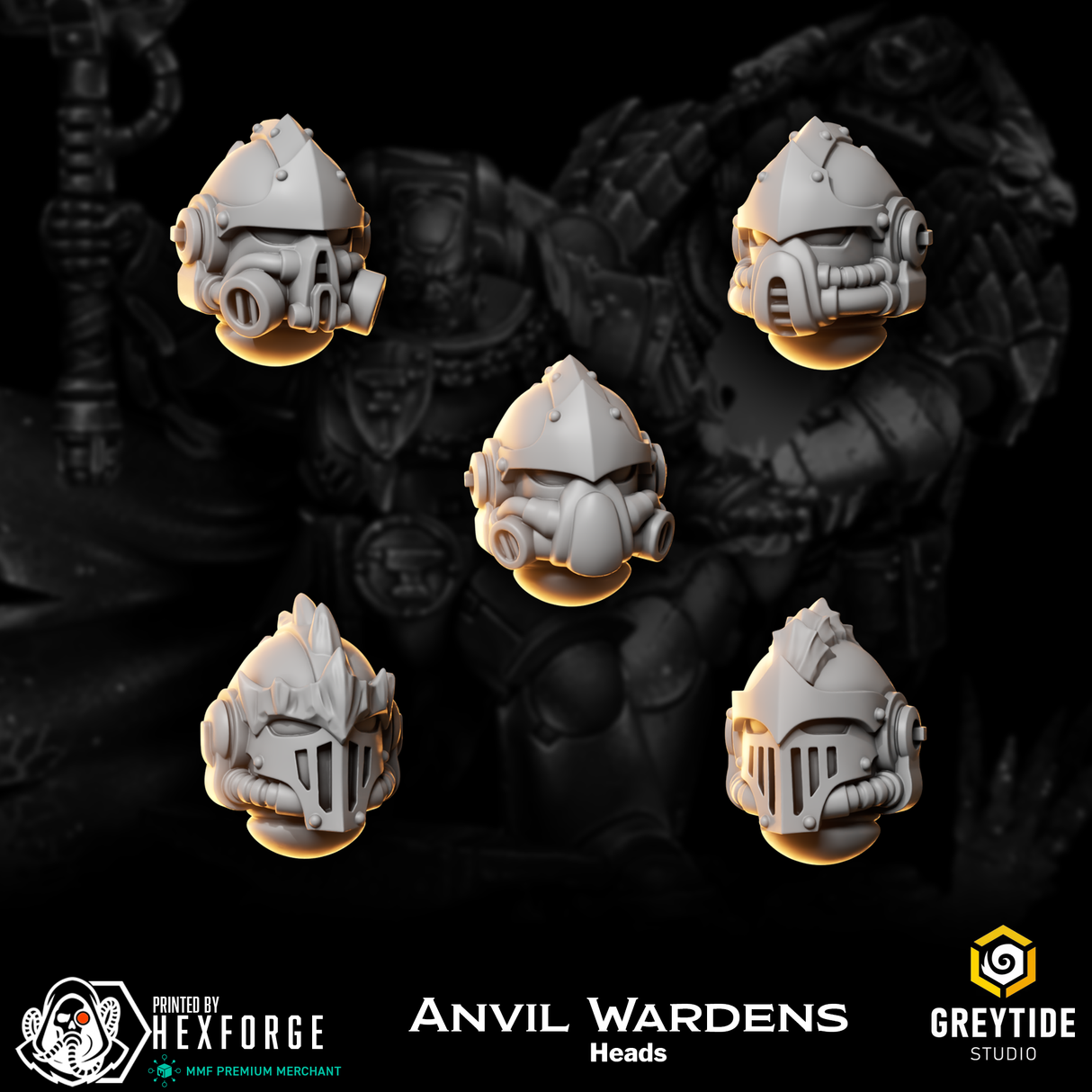 Anvil Wardens - Heads & Helmets