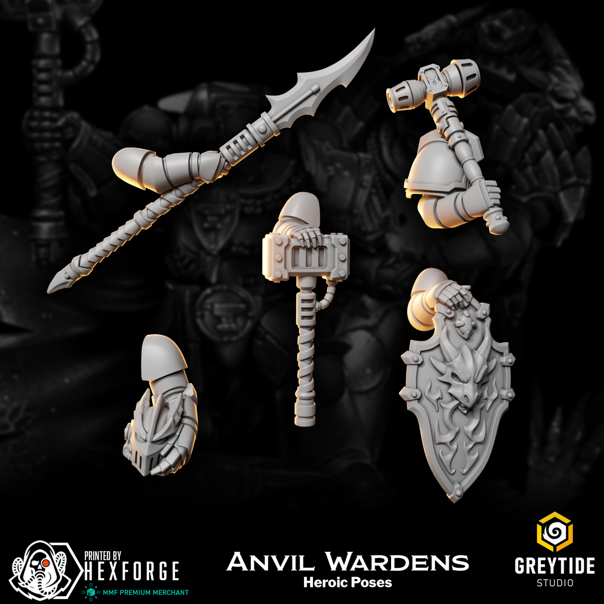 Anvil Wardens - Heroic Poses