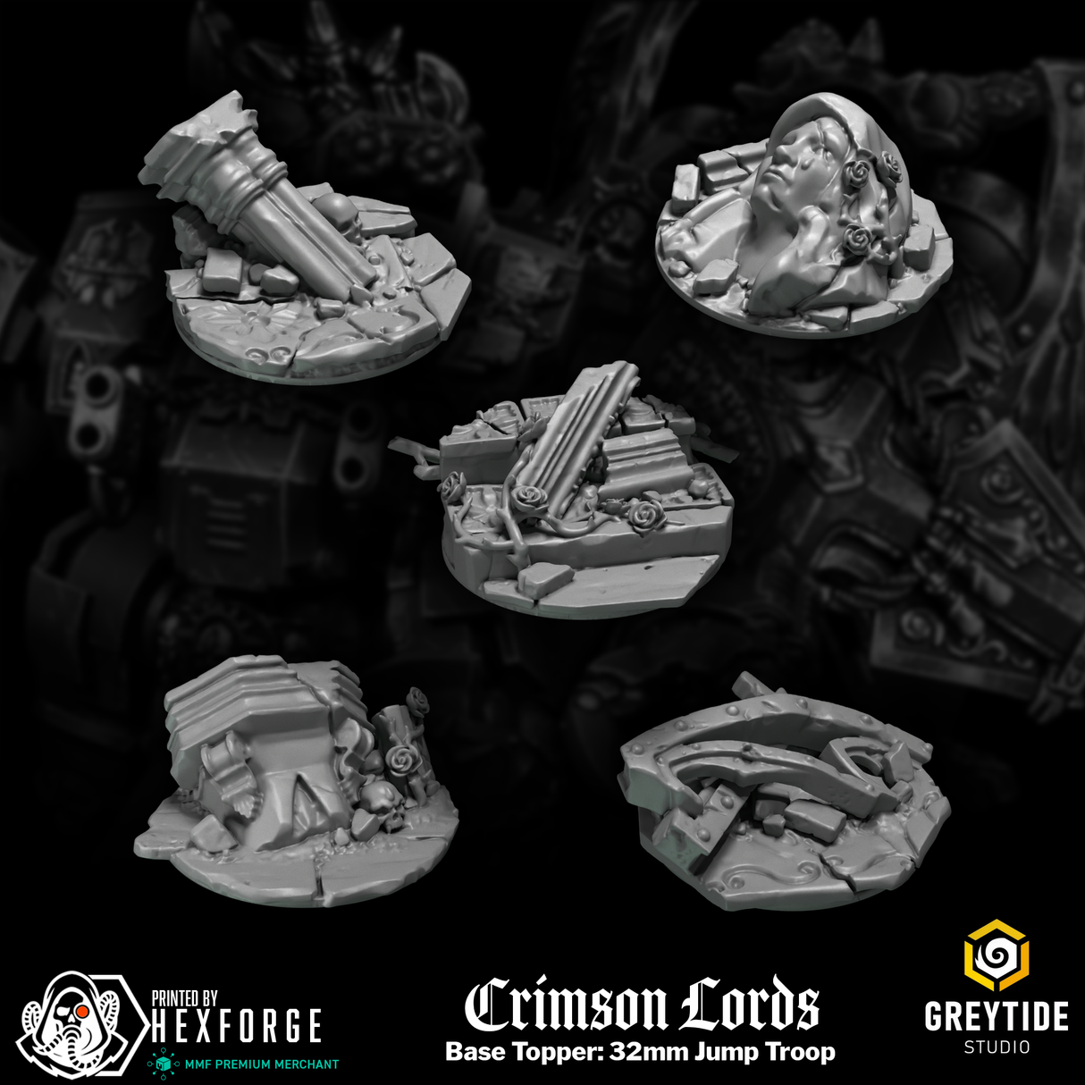 Crimson Lords - Base Toppers