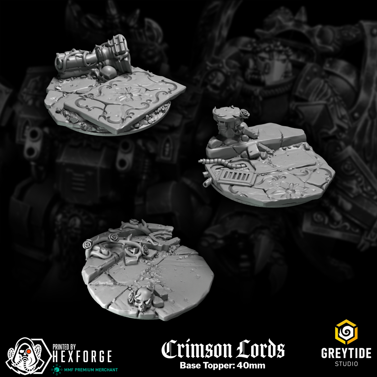 Crimson Lords - Base Toppers