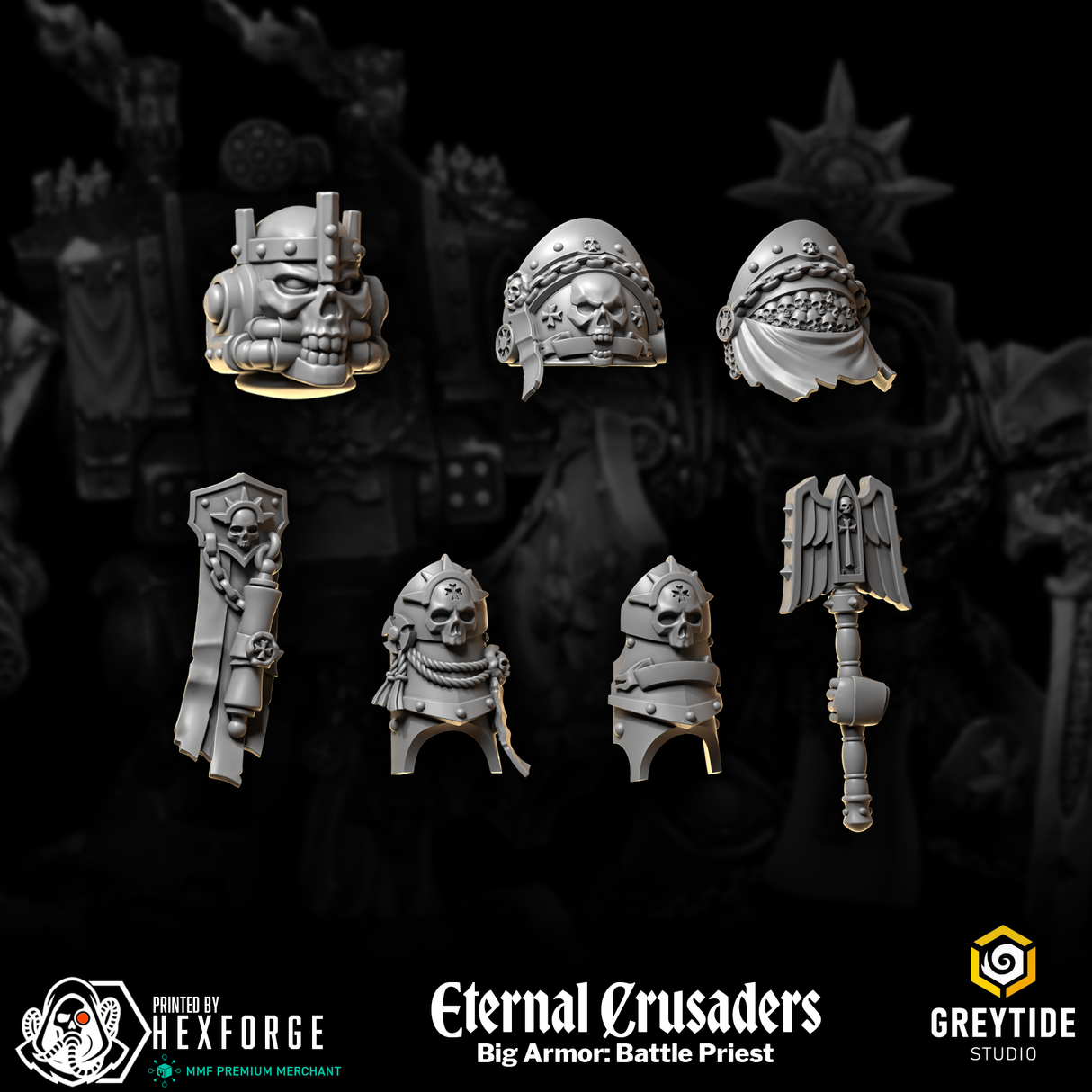 Eternal Crusaders - Big Armor: Battle Priest Upgrade Kit